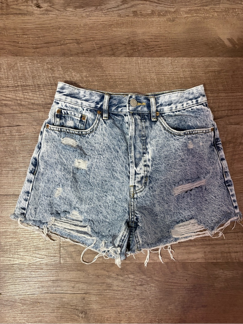 Pacsun blue denim shorts